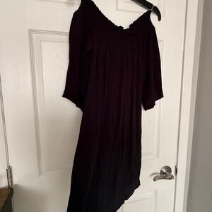 Elegant Black Off-Shoulder Dress